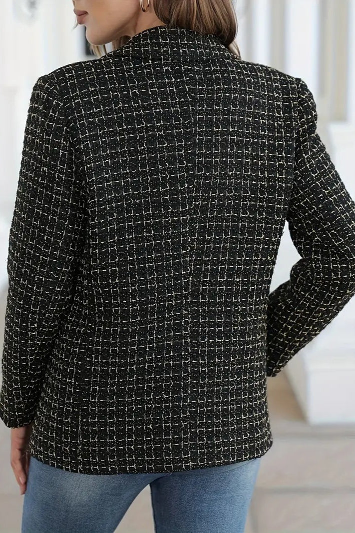 Double-Breasted Casual Blazer