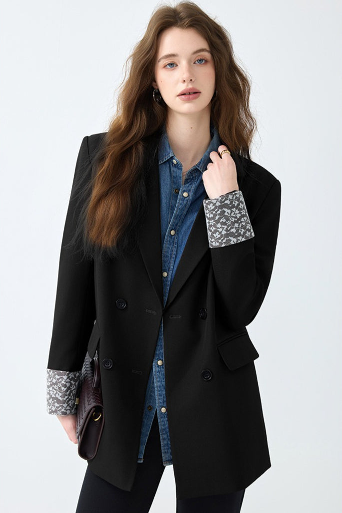 Elegant Mid-Length Office Blazer